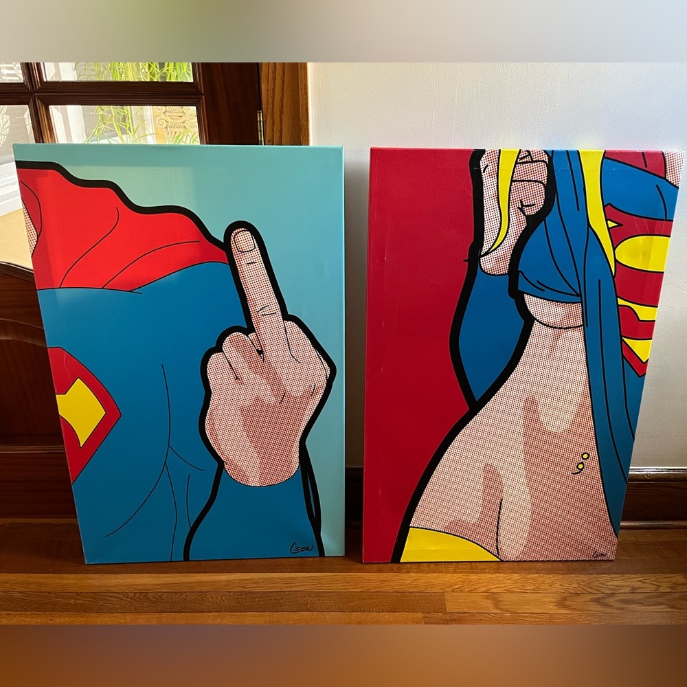 Superman/Superwoman Naughty Duo Set